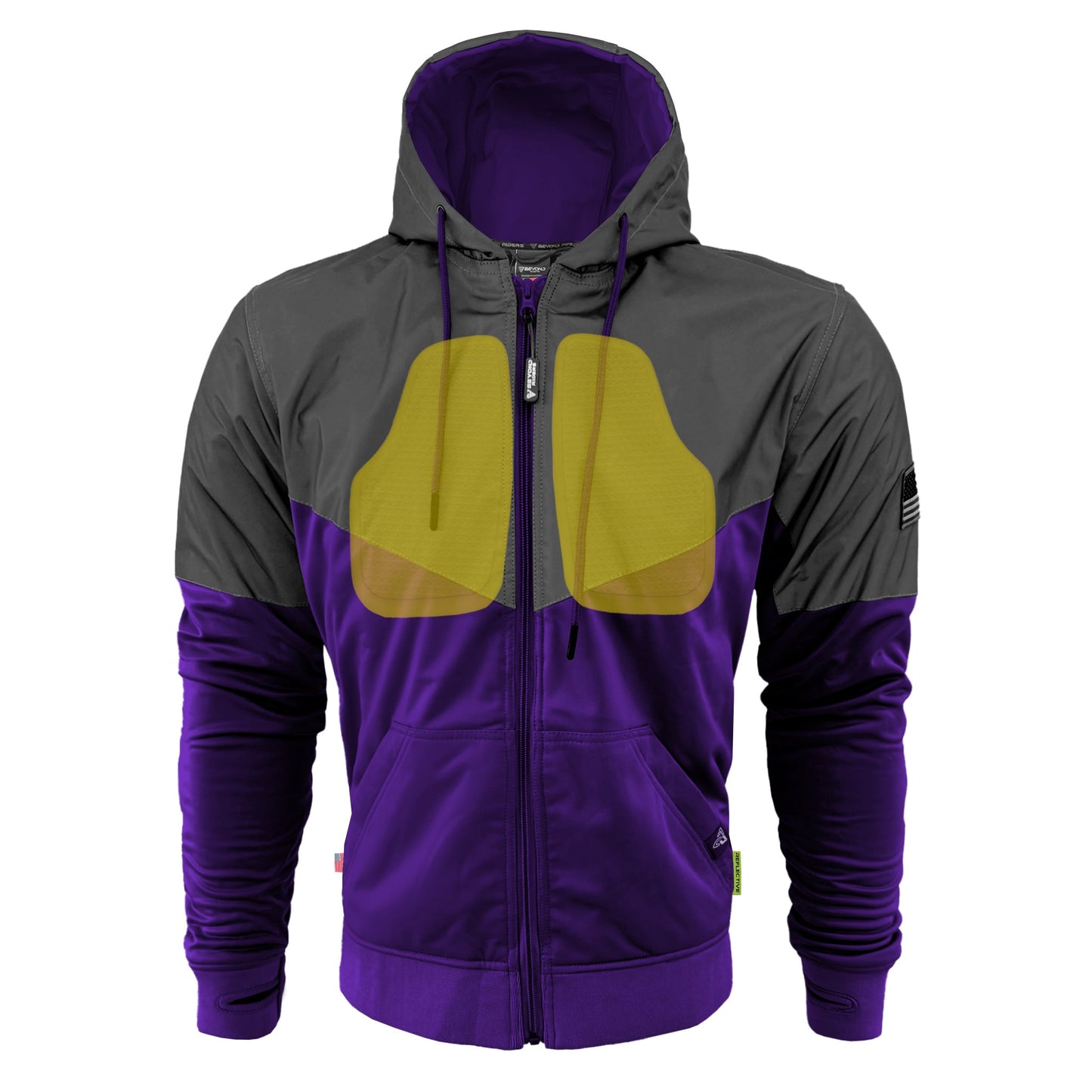 Ultra Reflective Hoodie Purple Nebula