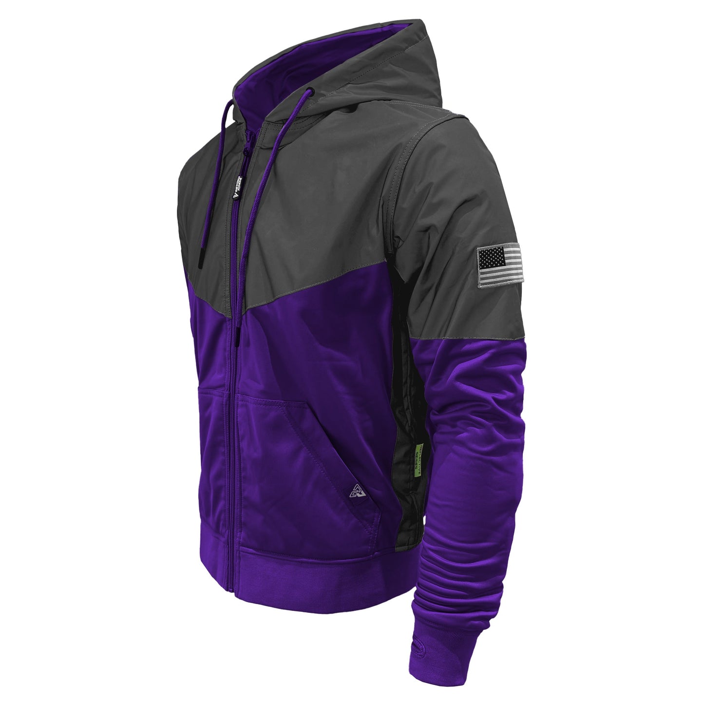 Ultra Reflective Hoodie Purple Nebula