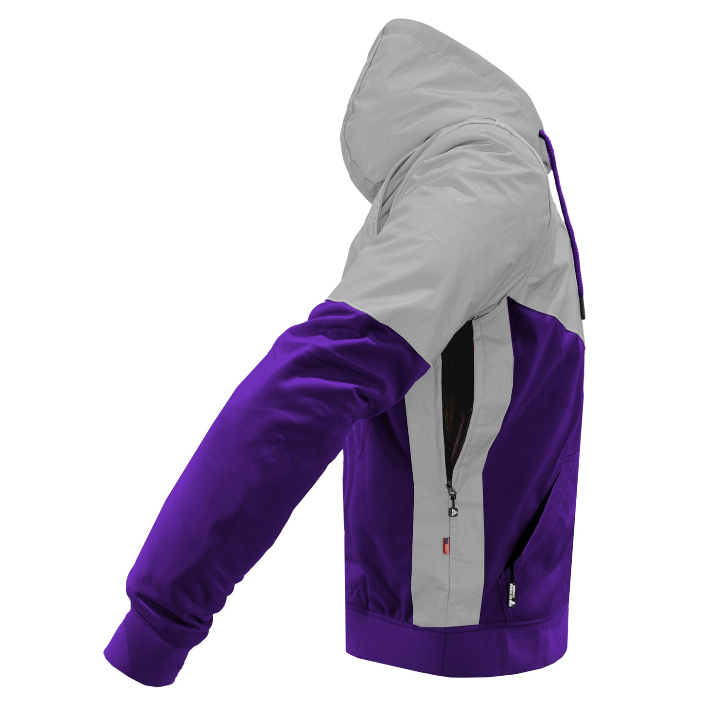 Ultra Reflective Hoodie Purple Eclipse