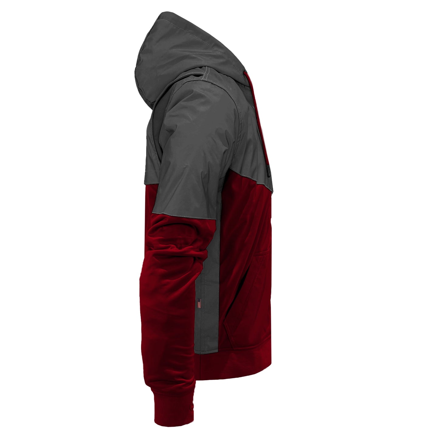 Ultra Reflective Hoodie Red Maroon Nebula