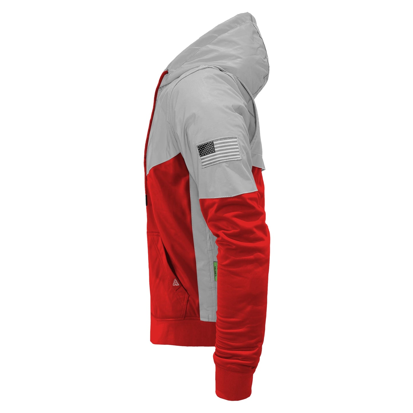 Ultra Reflective Hoodie Red Eclipse