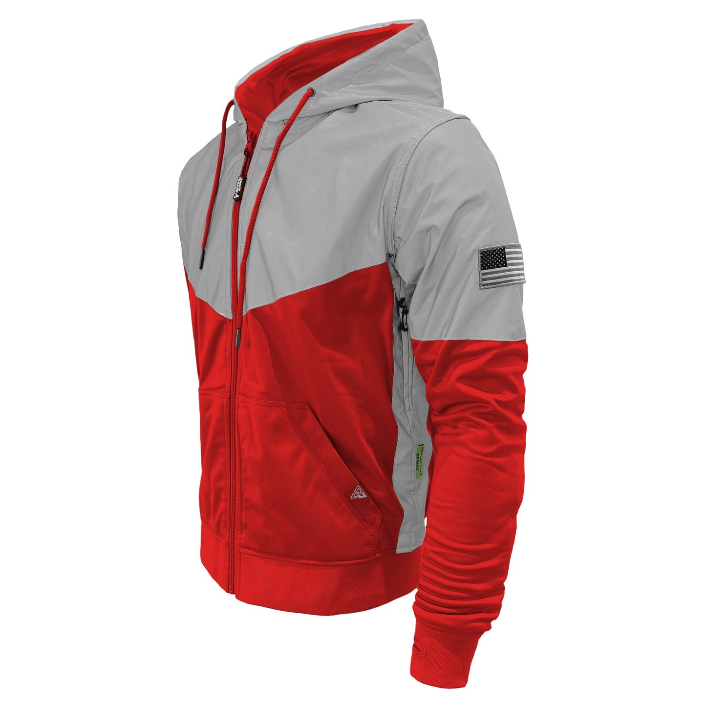 Ultra Reflective Hoodie Red Eclipse