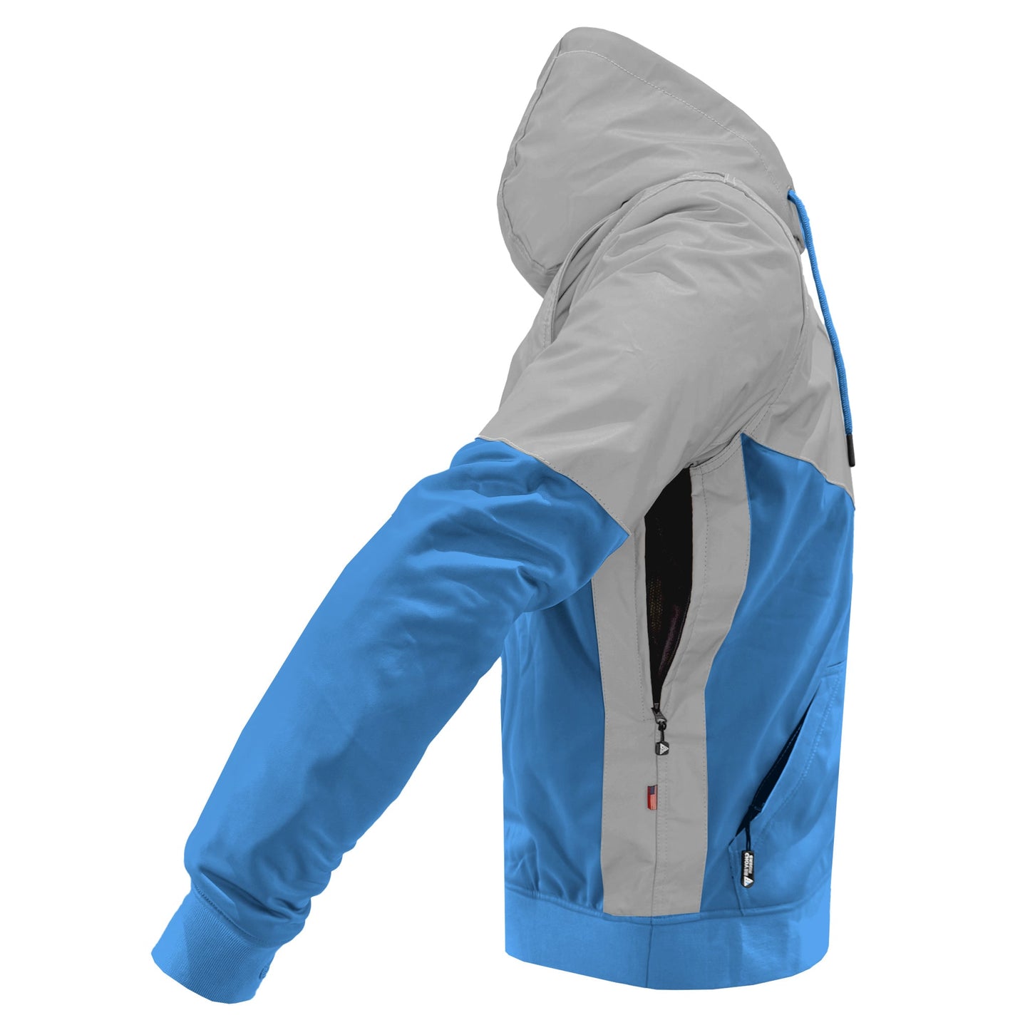 Ultra Reflective Hoodie Sky Blue Eclipse
