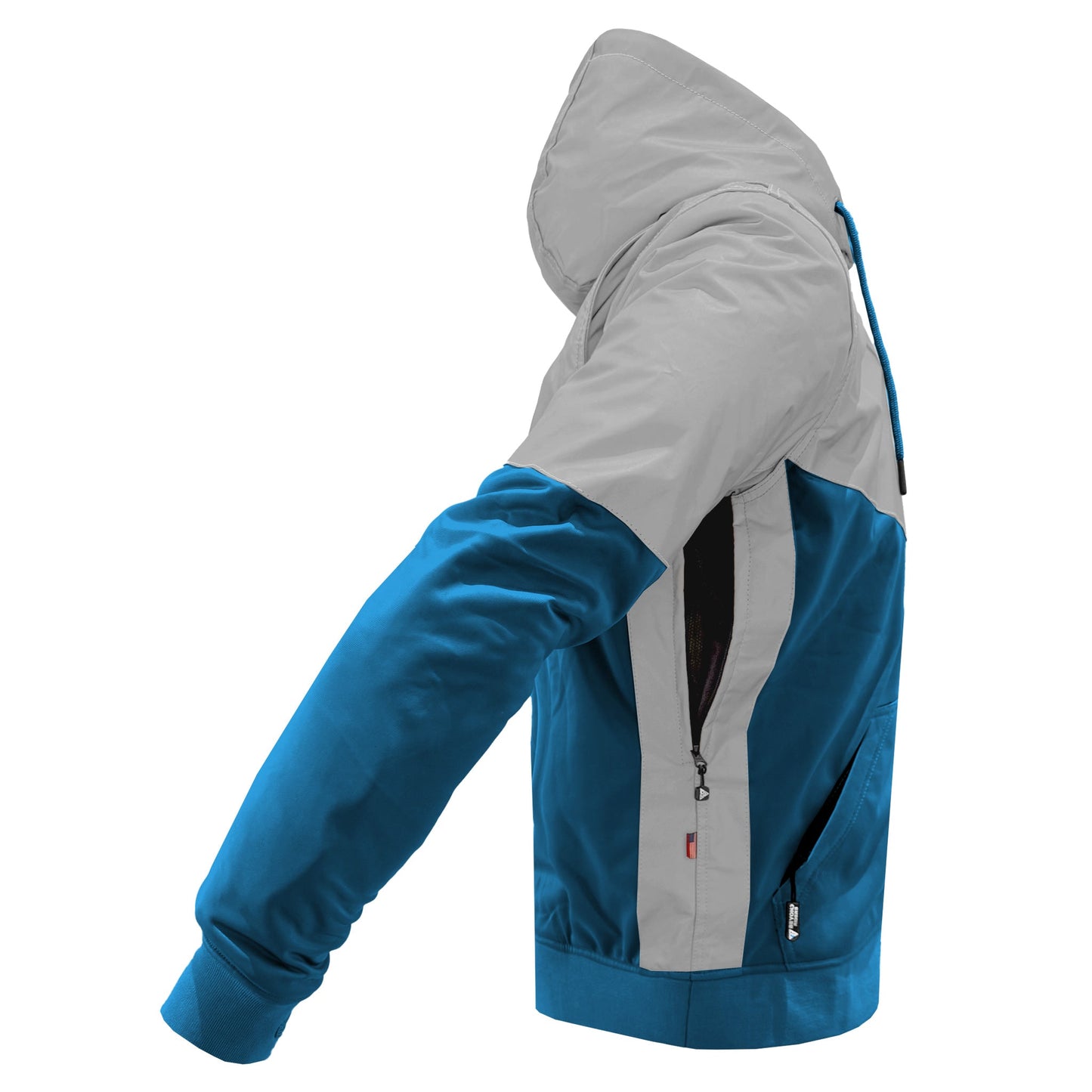 Ultra Reflective Hoodie Teal Eclipse