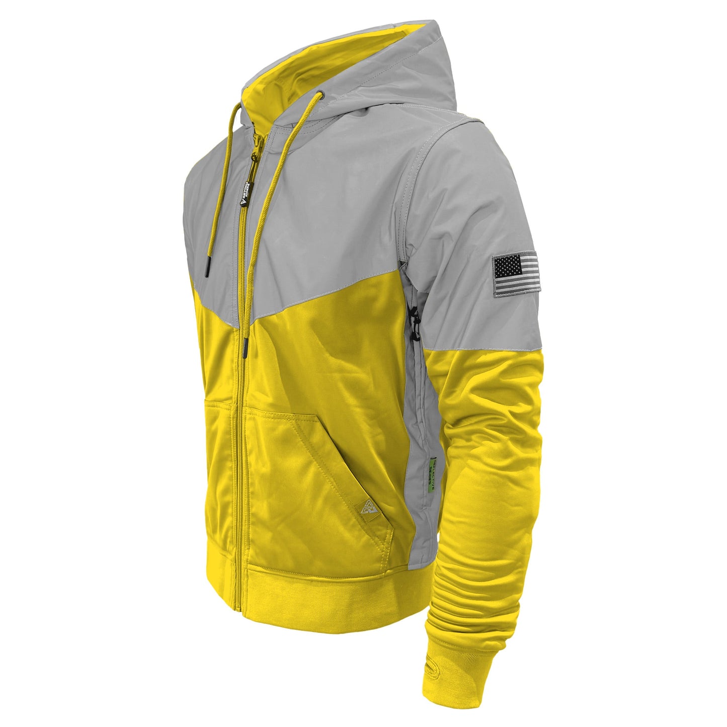 Ultra Reflective Hoodie Yellow Eclipse