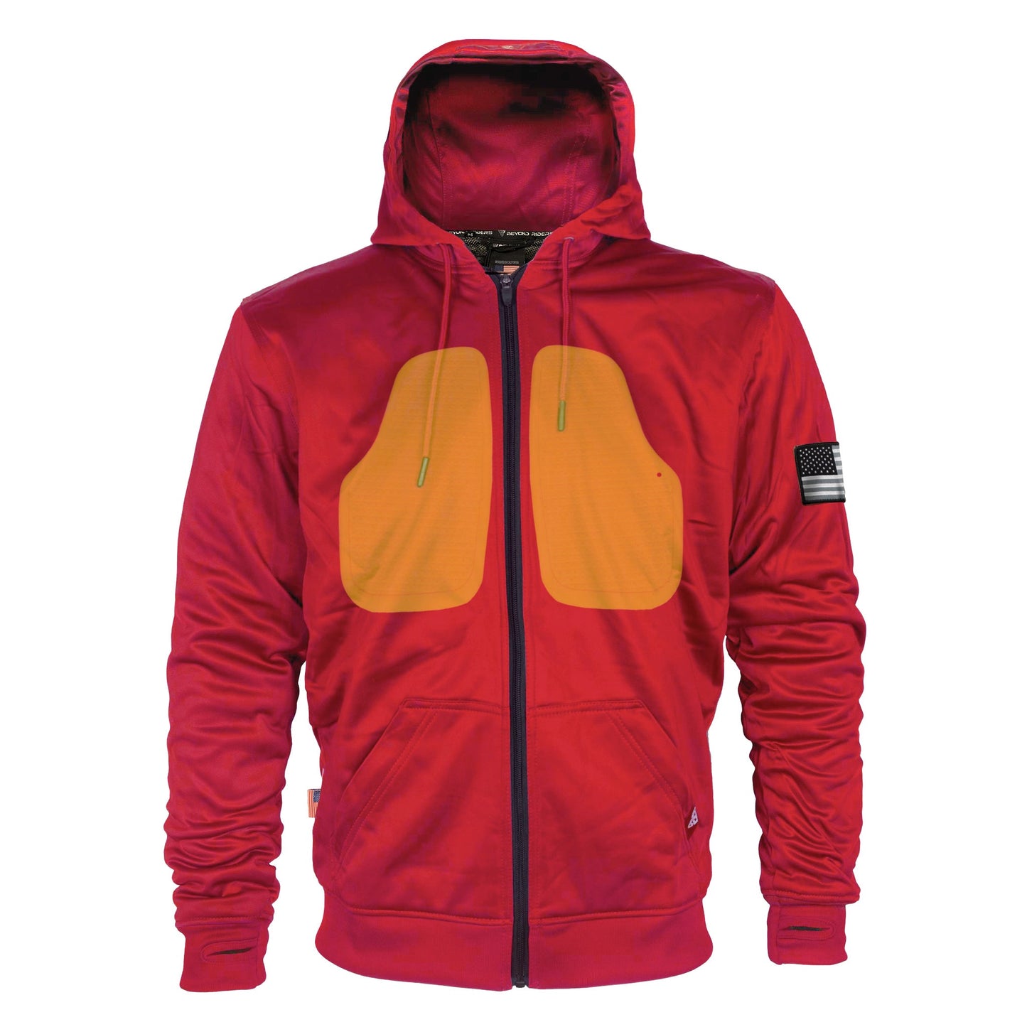 Red Solid Ultra Protective Hoodie