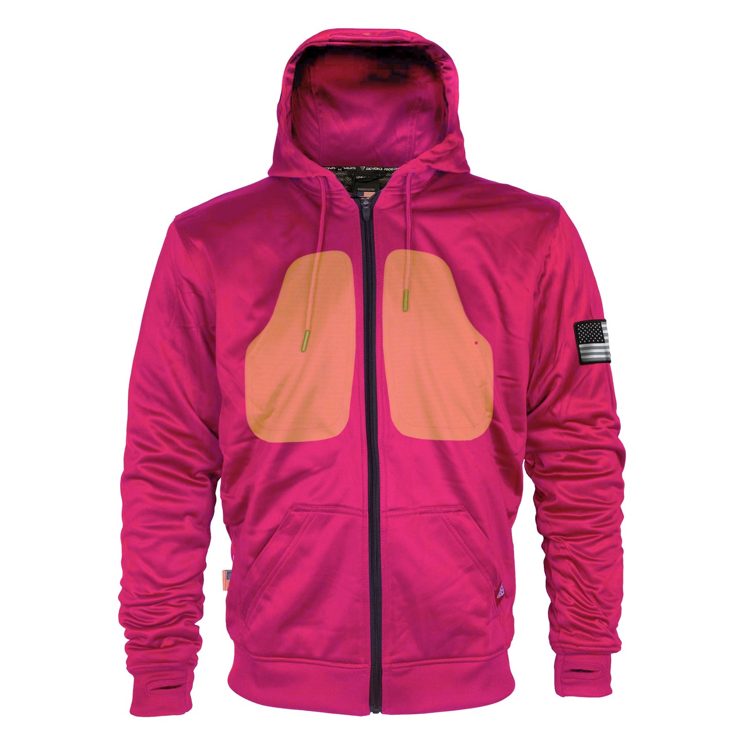 ‌Pink Solid Ultra Protective Hoodie