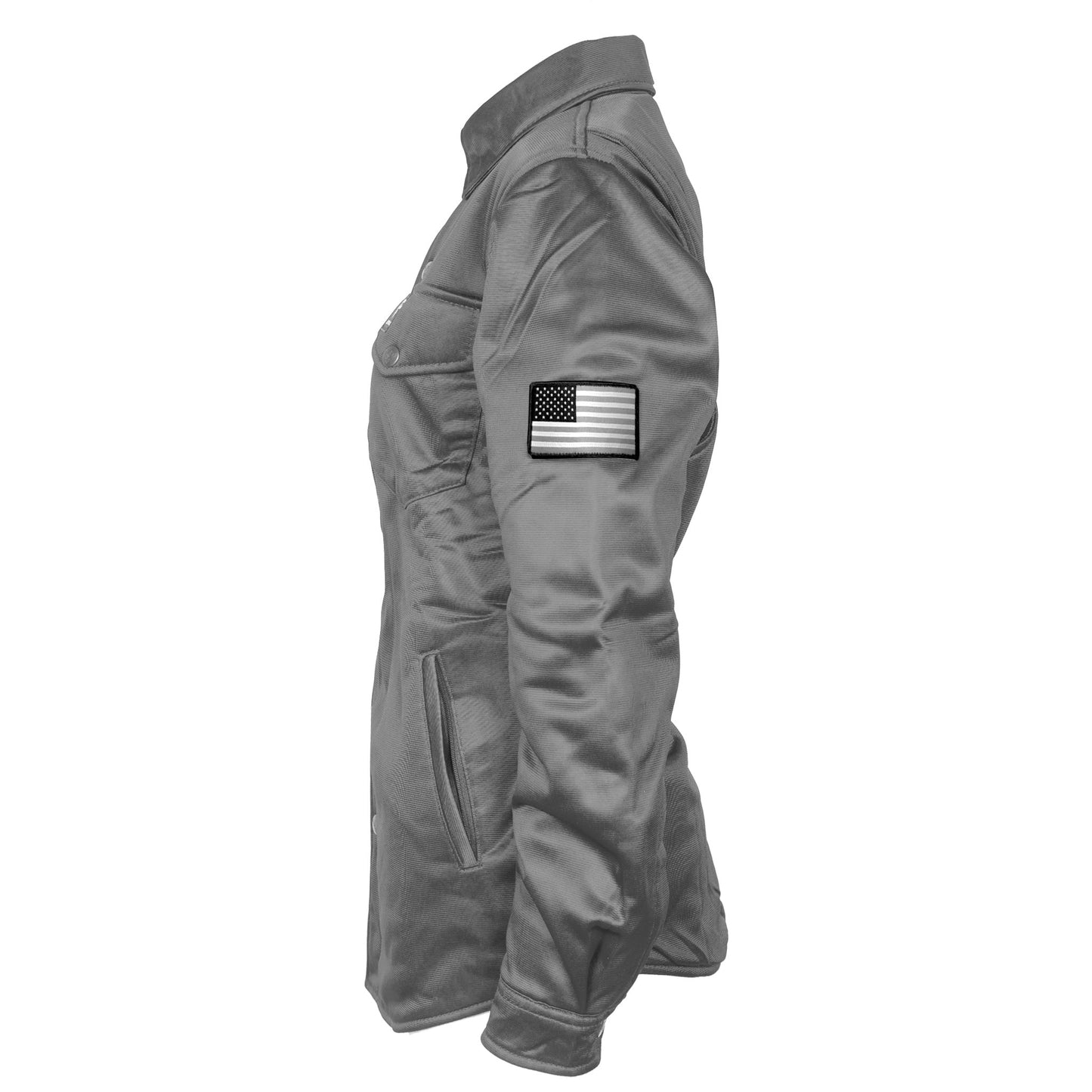 ‌Ultra Protective Shirt for Women - Dark Gray Solid