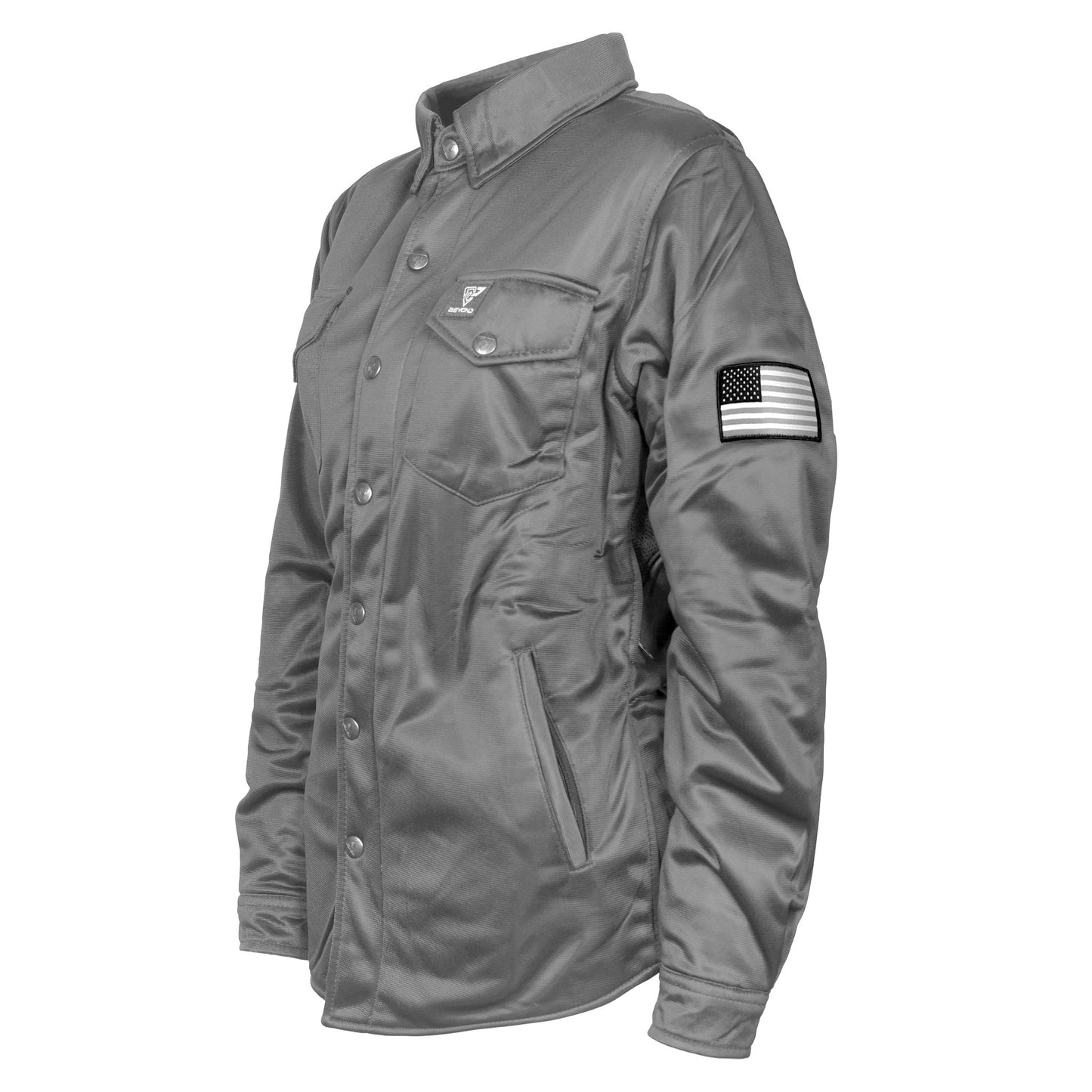 ‌Ultra Protective Shirt for Women - Dark Gray Solid