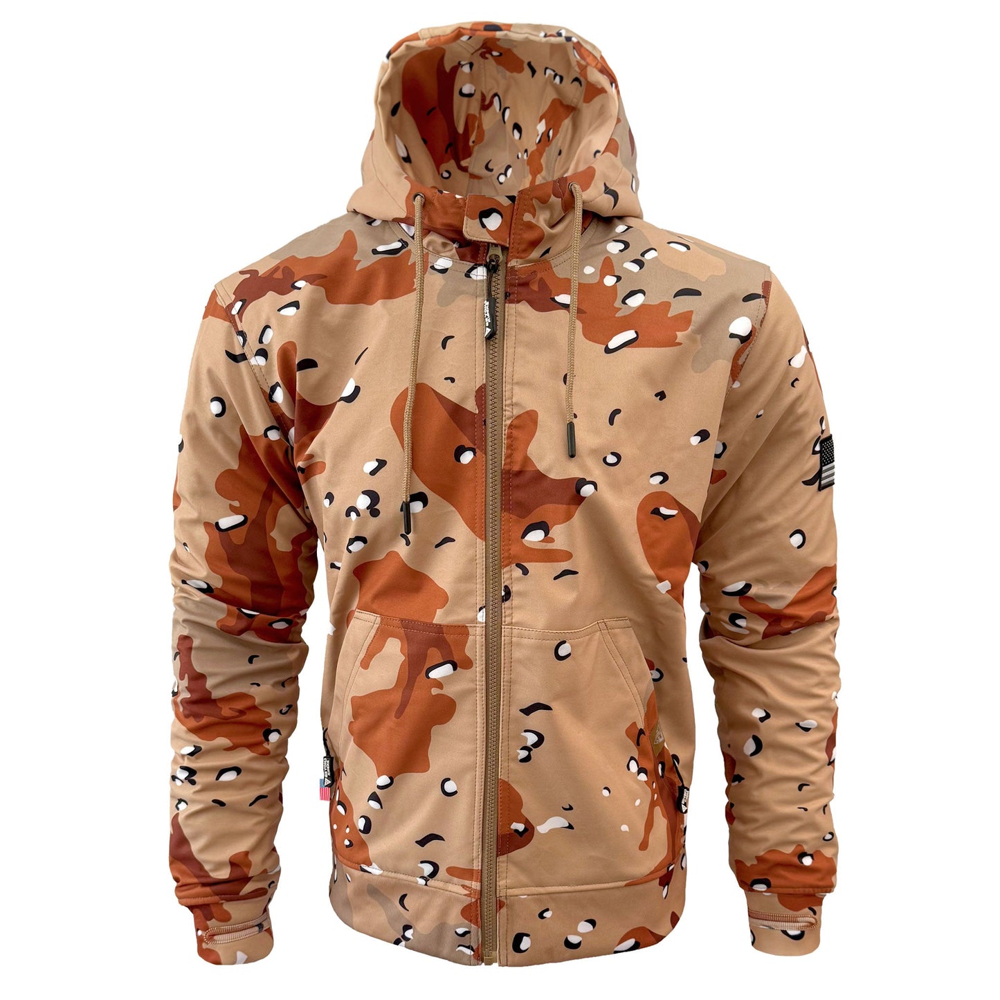 Protective SoftShell Unisex Camouflage Hoodie - “Dagger Two”