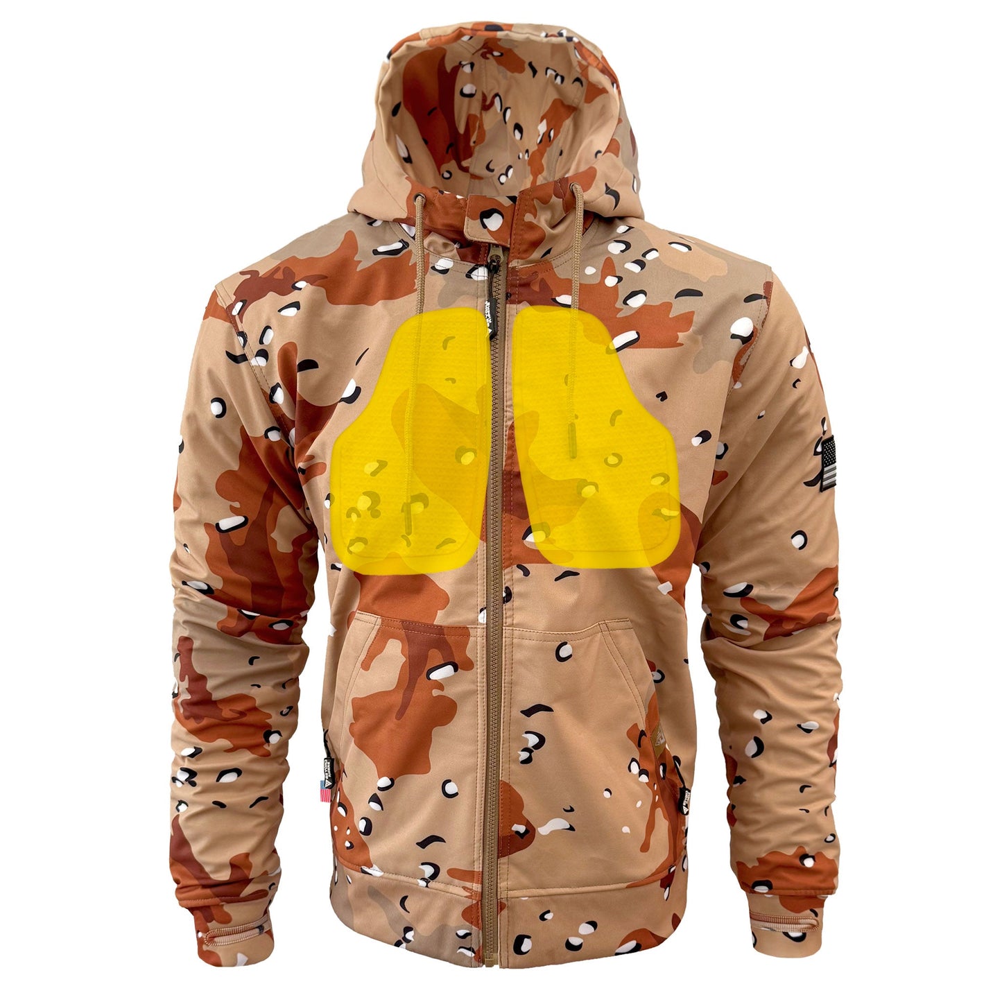 Protective SoftShell Unisex Camouflage Hoodie - “Dagger Two”