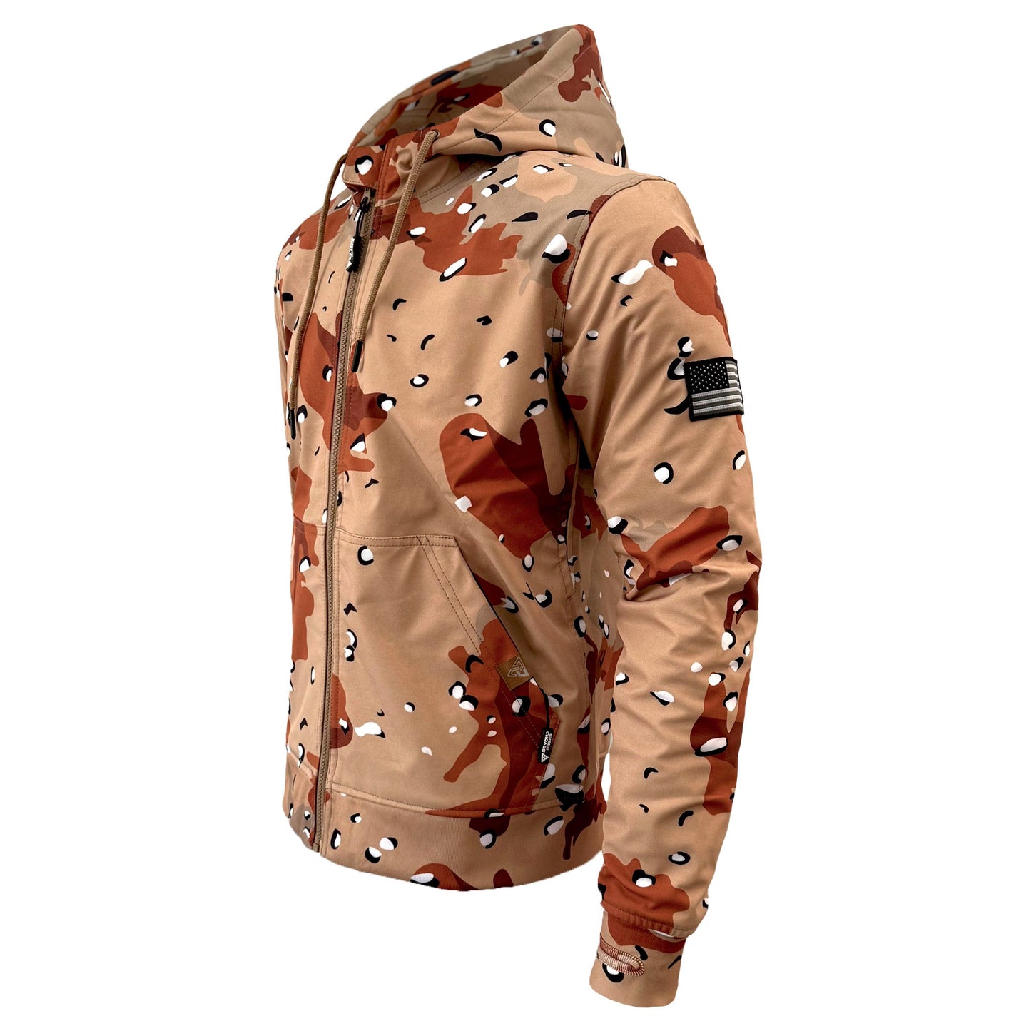 Protective SoftShell Unisex Camouflage Hoodie - “Dagger Two”