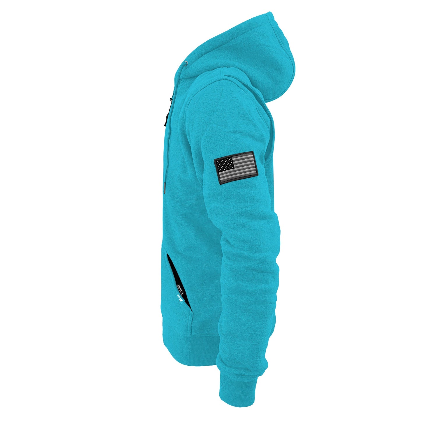 Protective Fleece Unisex Hoodie - Sky Blue