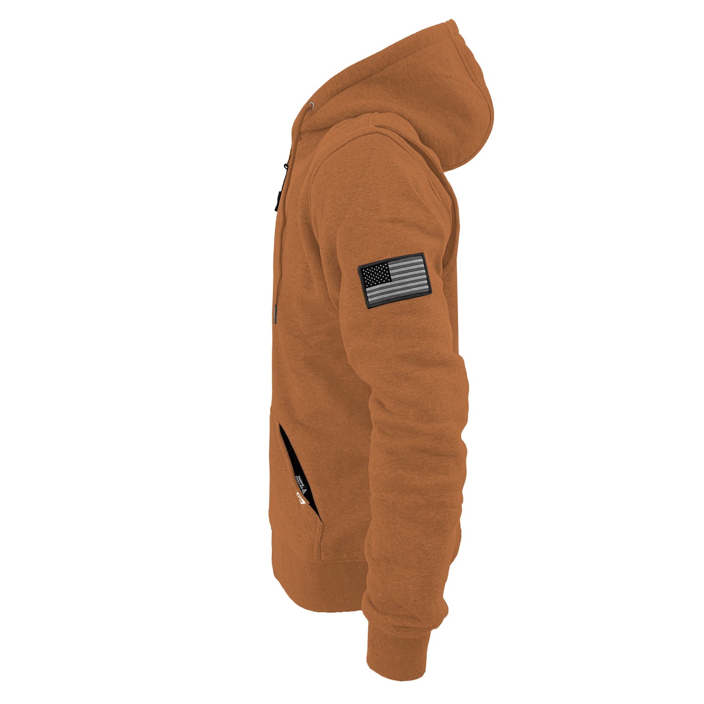 Protective Fleece Unisex Hoodie - Camel