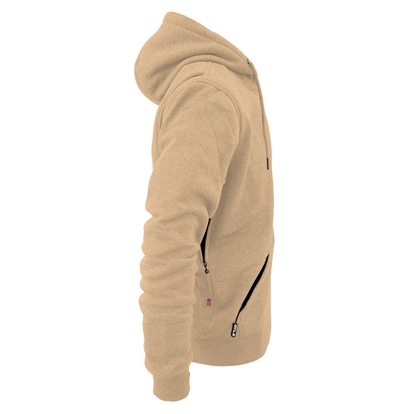 Protective Fleece Unisex Hoodie - Khaki