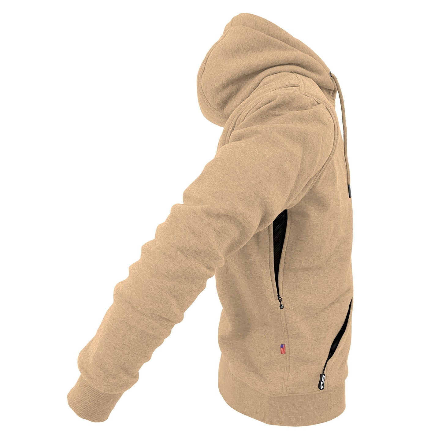 Protective Fleece Unisex Hoodie - Khaki