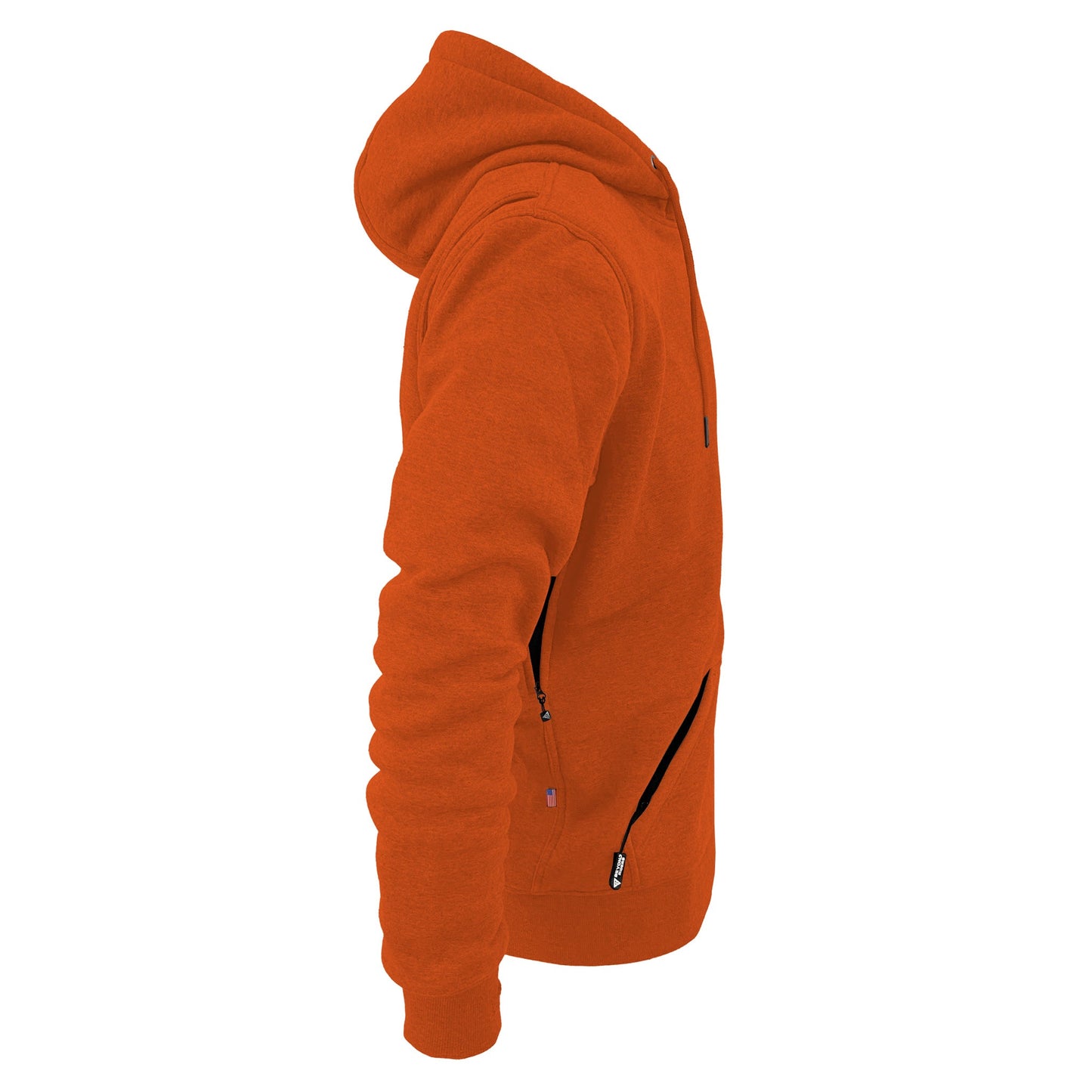 Protective Fleece Unisex Hoodie - Orange