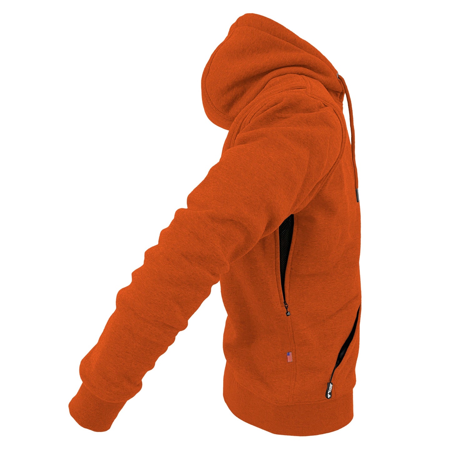 Protective Fleece Unisex Hoodie - Orange