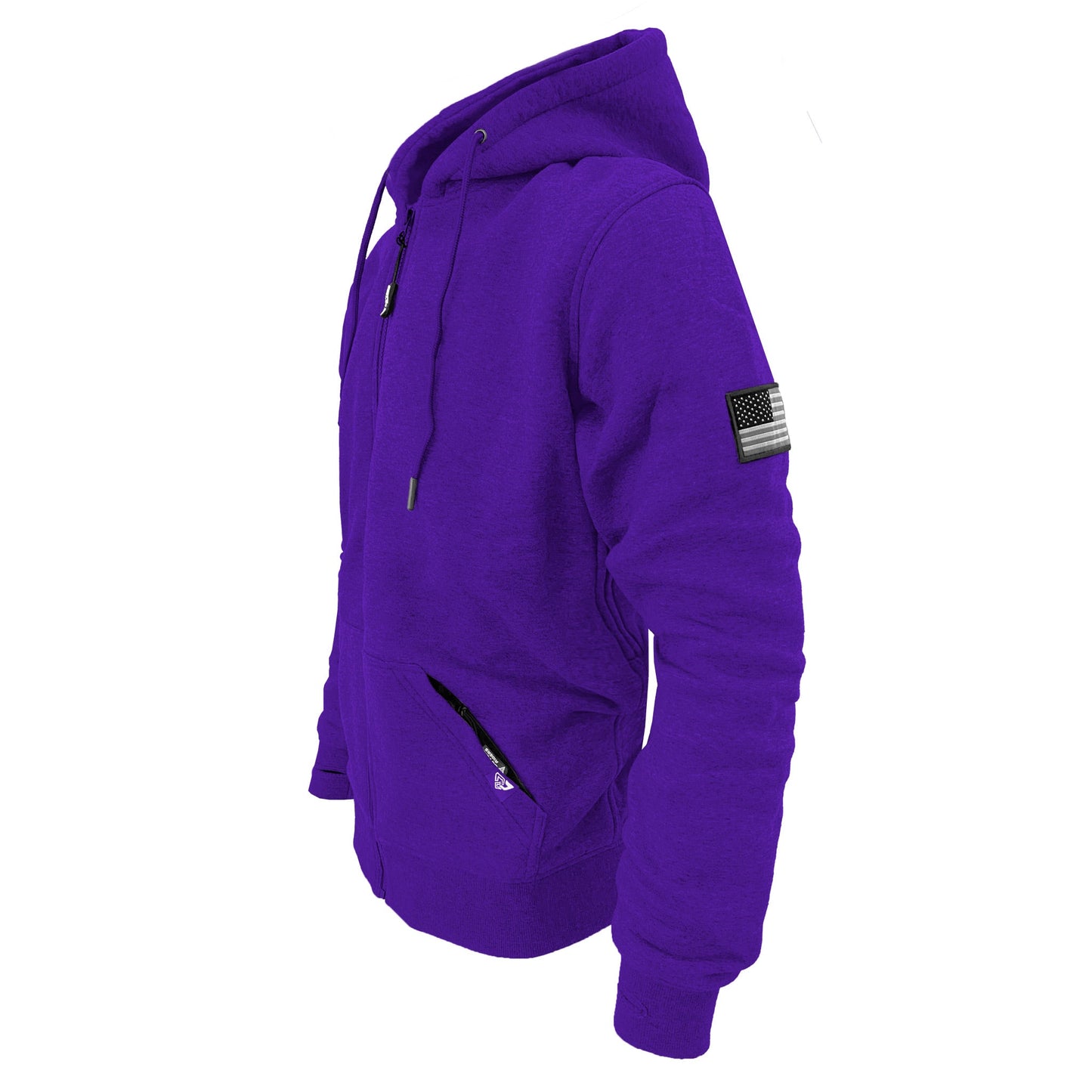 Protective Fleece Unisex Hoodie - Purple
