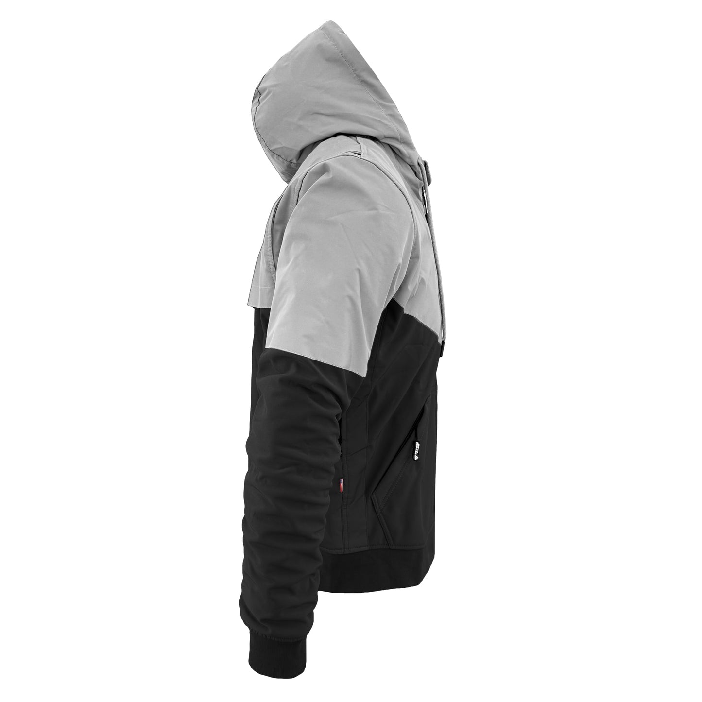 SoftShell Reflective "Alloy Eclipse" Hoodie - Black and Silver