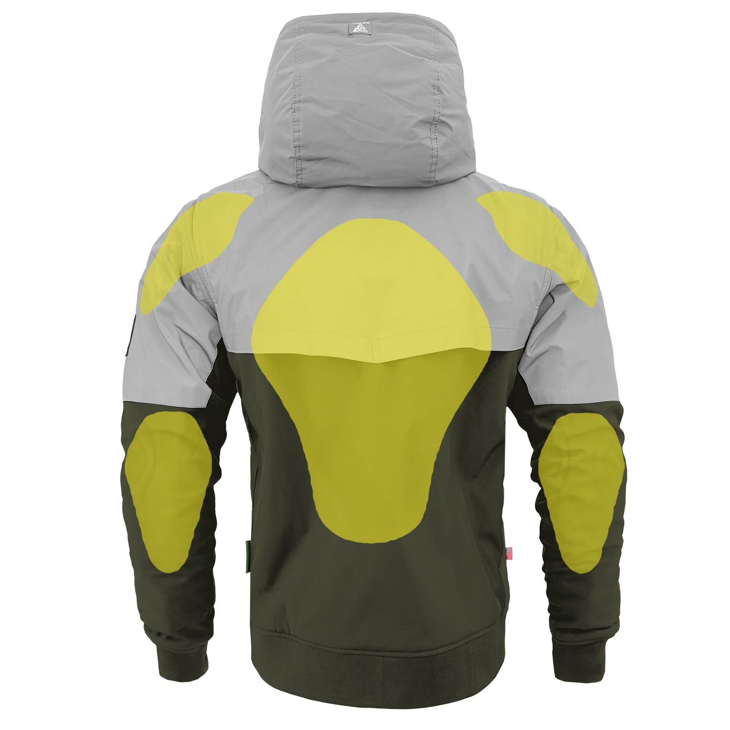 SoftShell Reflective Army Green Eclipse Hoodie