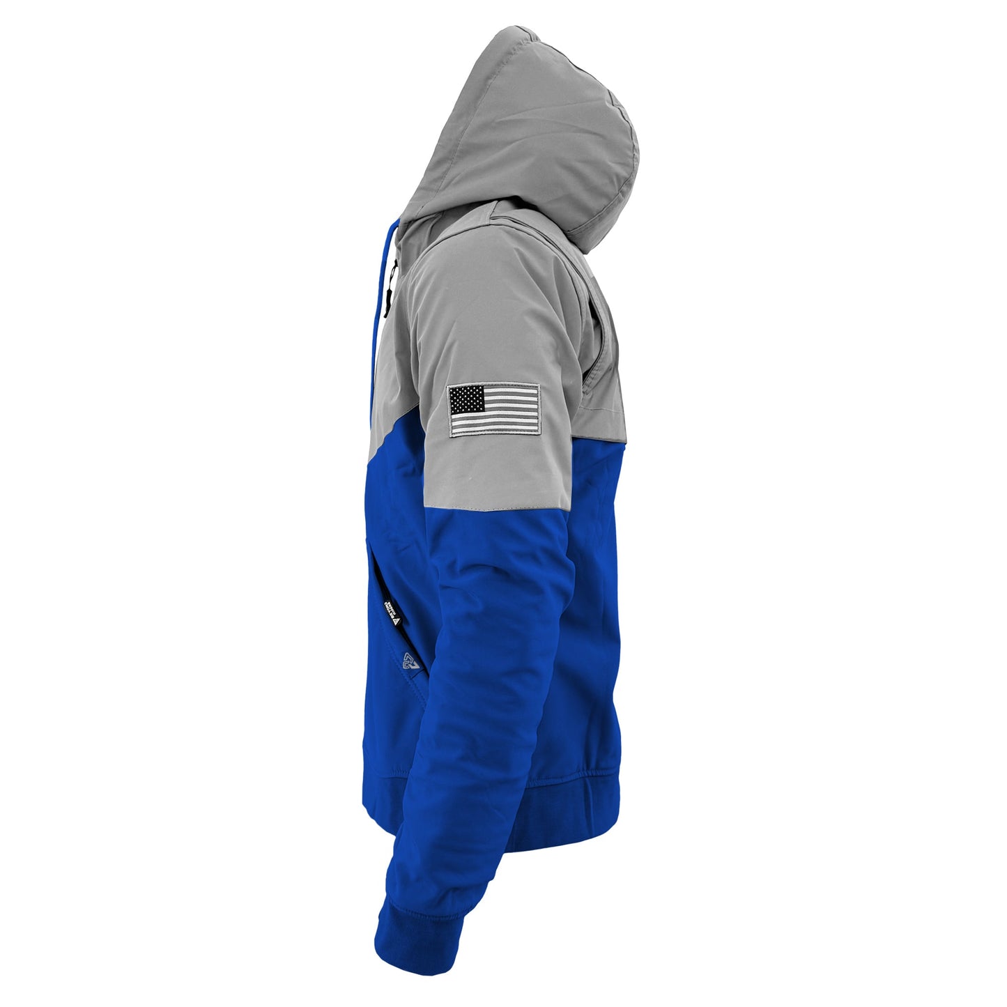 SoftShell Reflective Blue Eclipse Hoodie