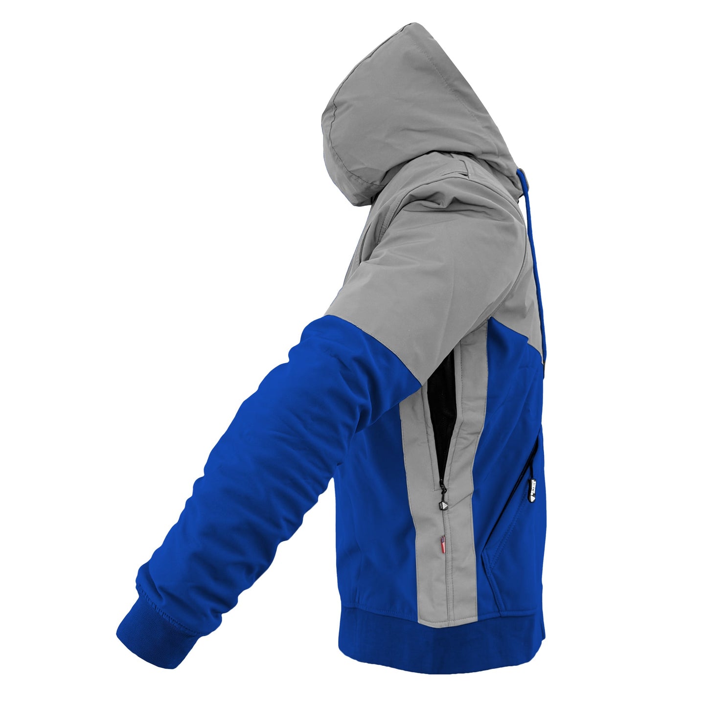 SoftShell Reflective Blue Eclipse Hoodie