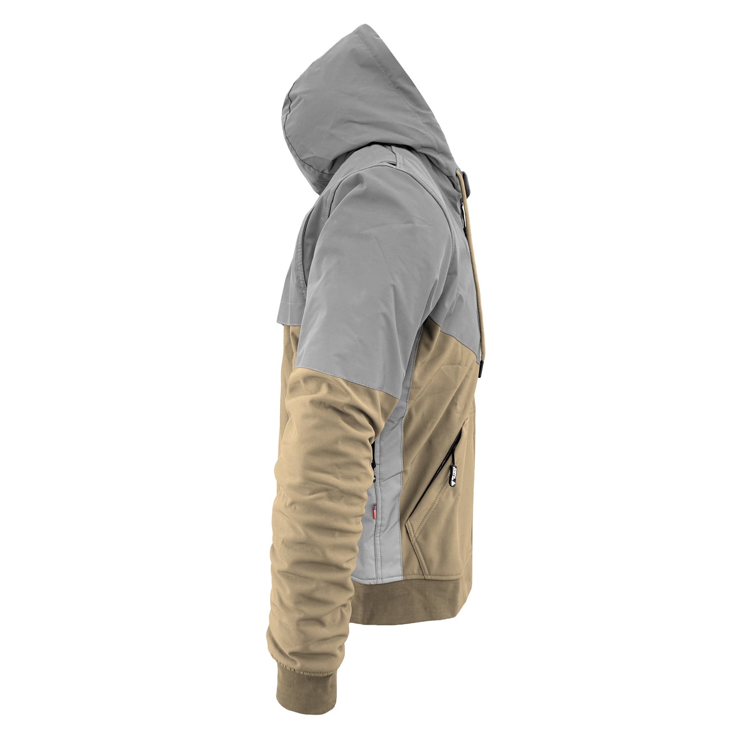 SoftShell Reflective Khaki Eclipse Hoodie