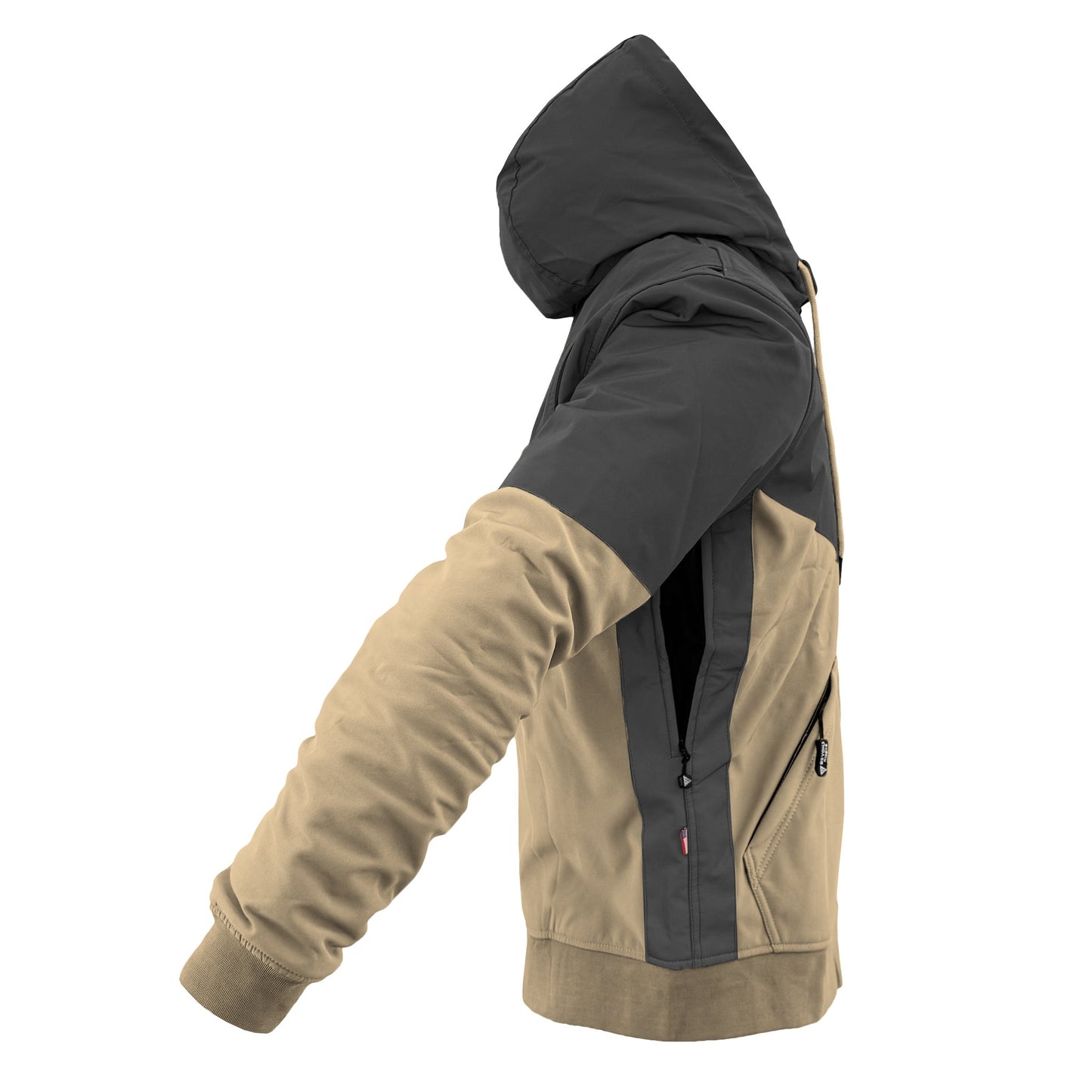 SoftShell Reflective Khaki Nebula Hoodie