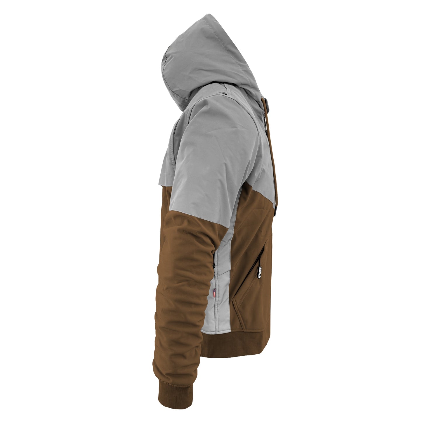 SoftShell Reflective Light Brown Eclipse Hoodie