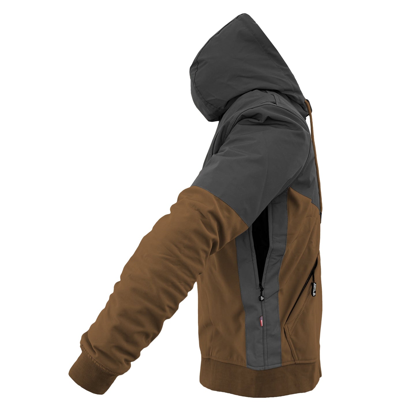 SoftShell Reflective Light Brown Nebula Hoodie