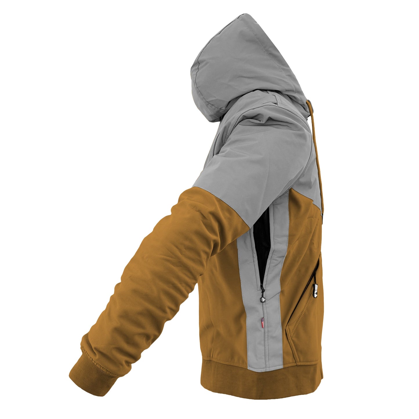 SoftShell Reflective Mustard Eclipse Hoodie