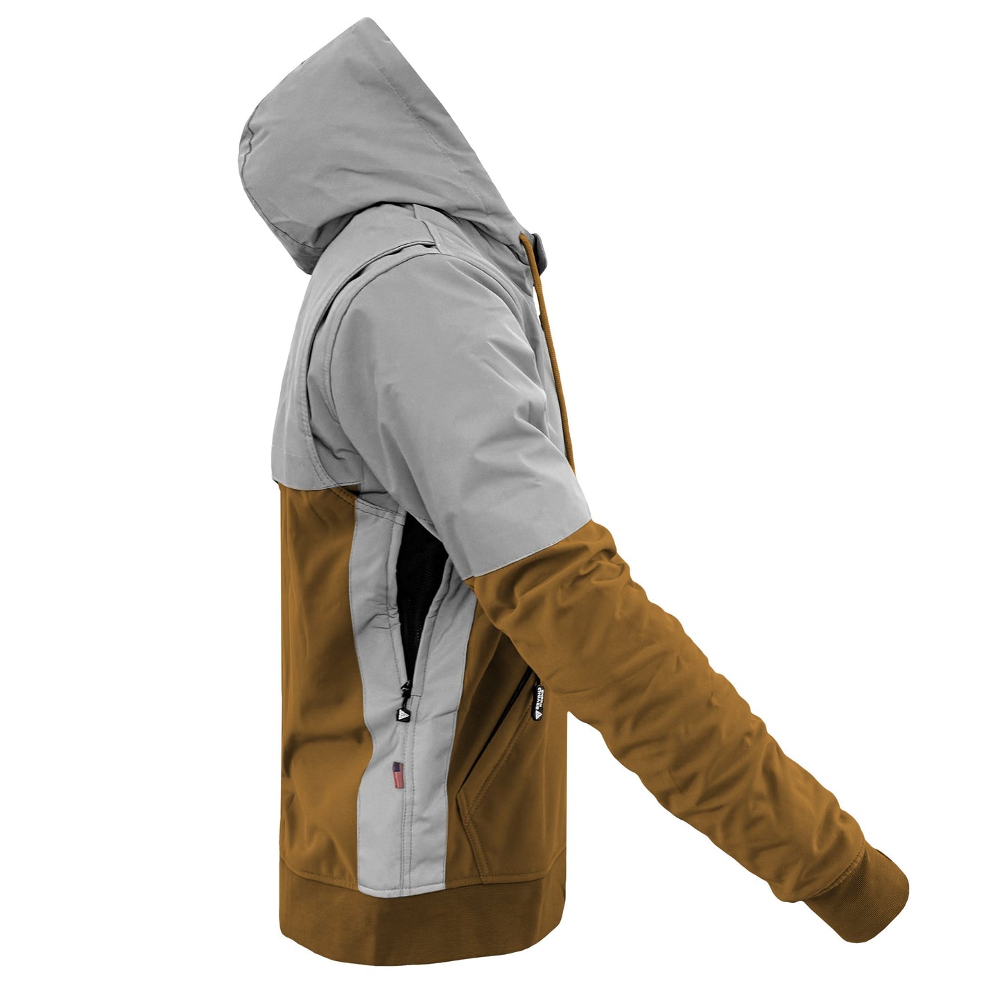 SoftShell Reflective Mustard Eclipse Hoodie