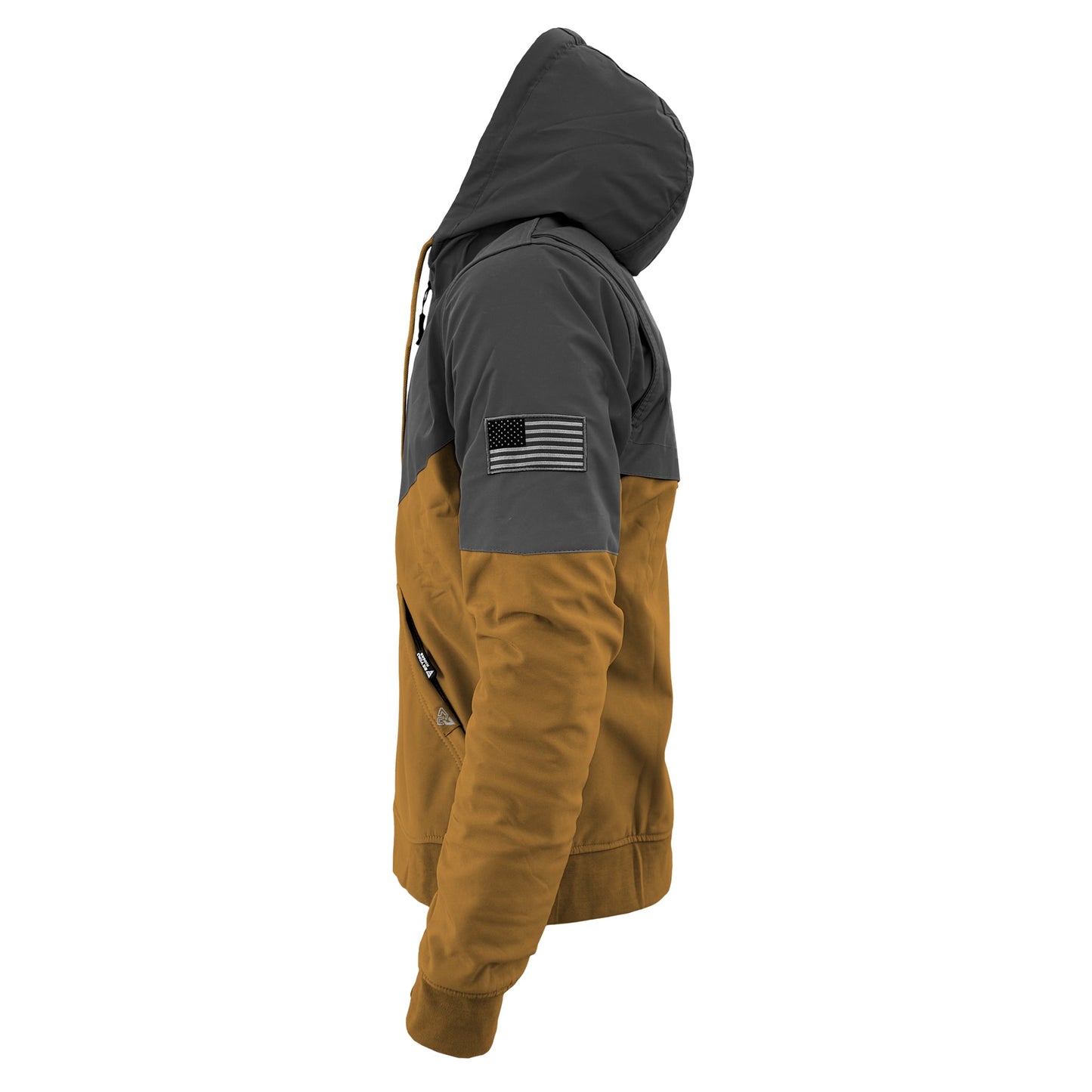 SoftShell Reflective Mustard Nebula Hoodie