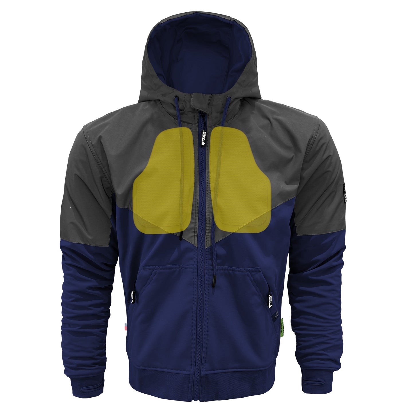 SoftShell Reflective Navy Blue Nebula Hoodie