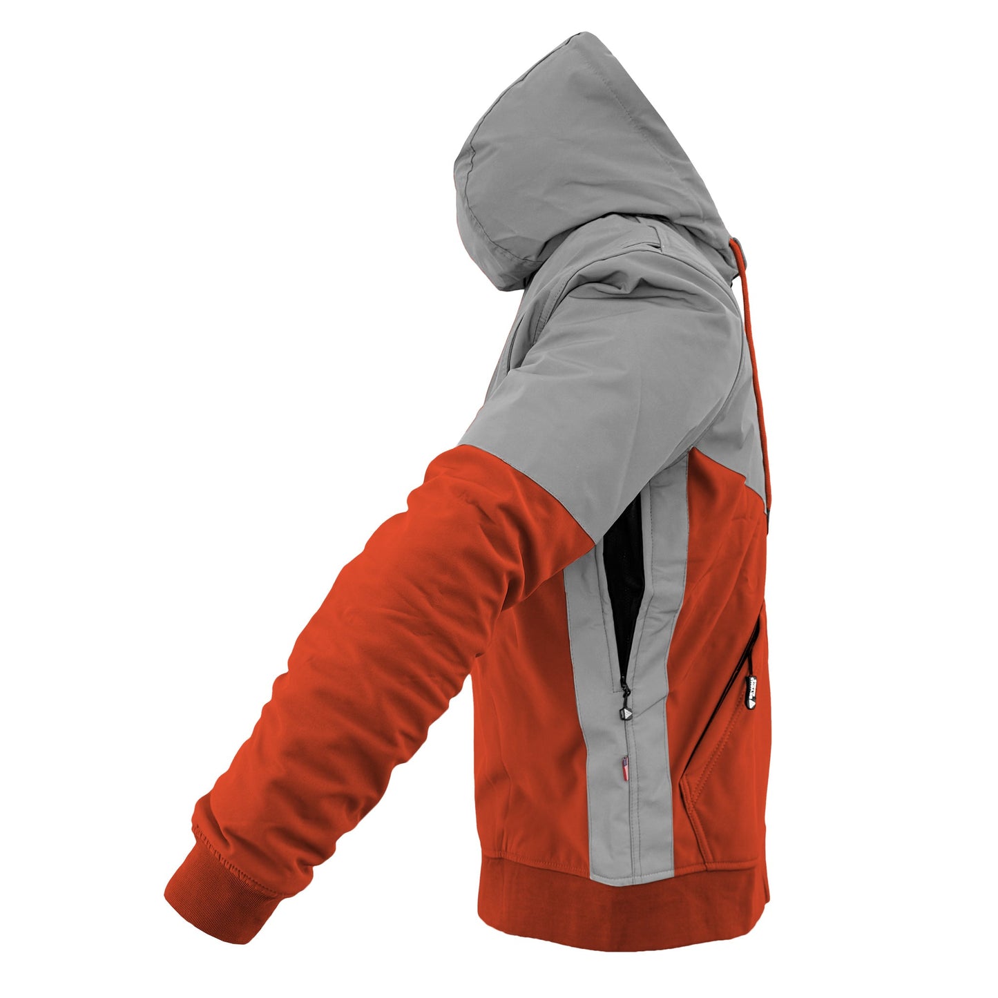 SoftShell Reflective Orange Eclipse Hoodie