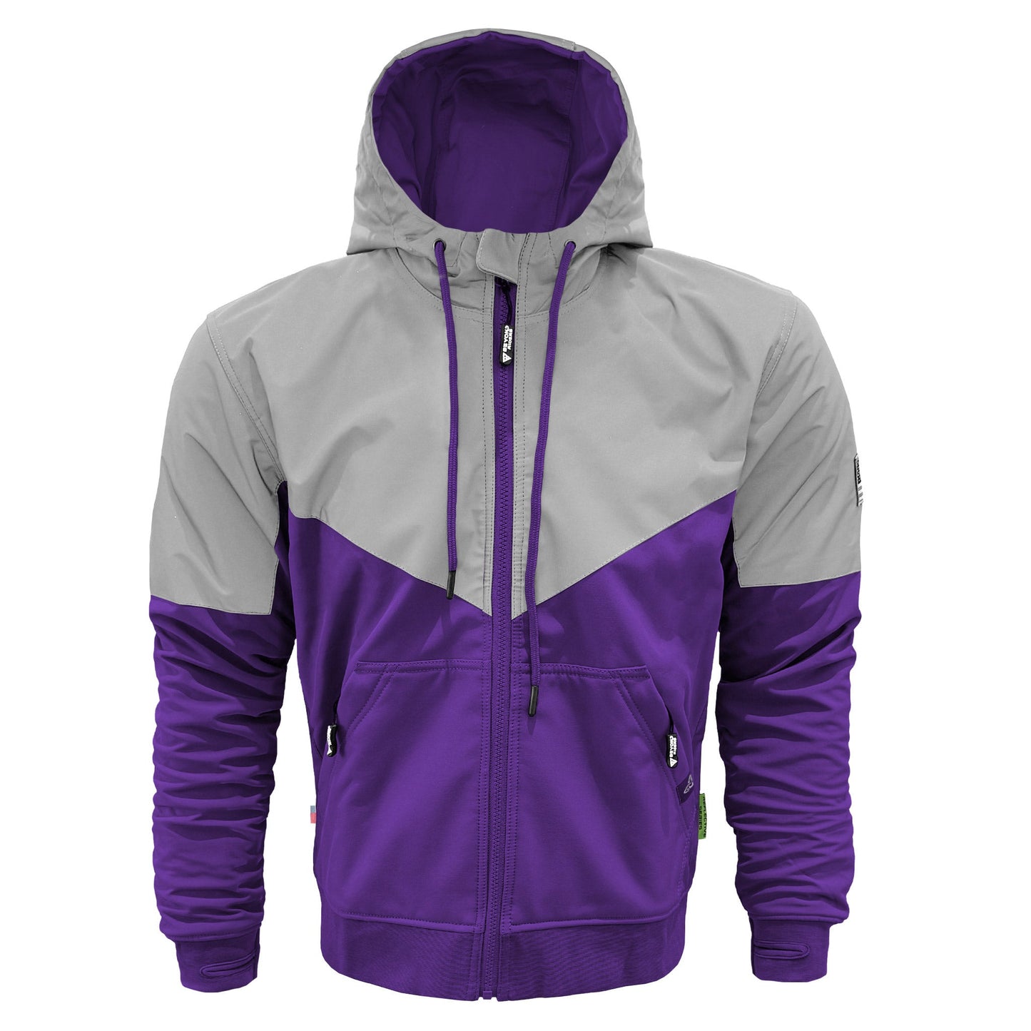 SoftShell Reflective Purple Eclipse Hoodie