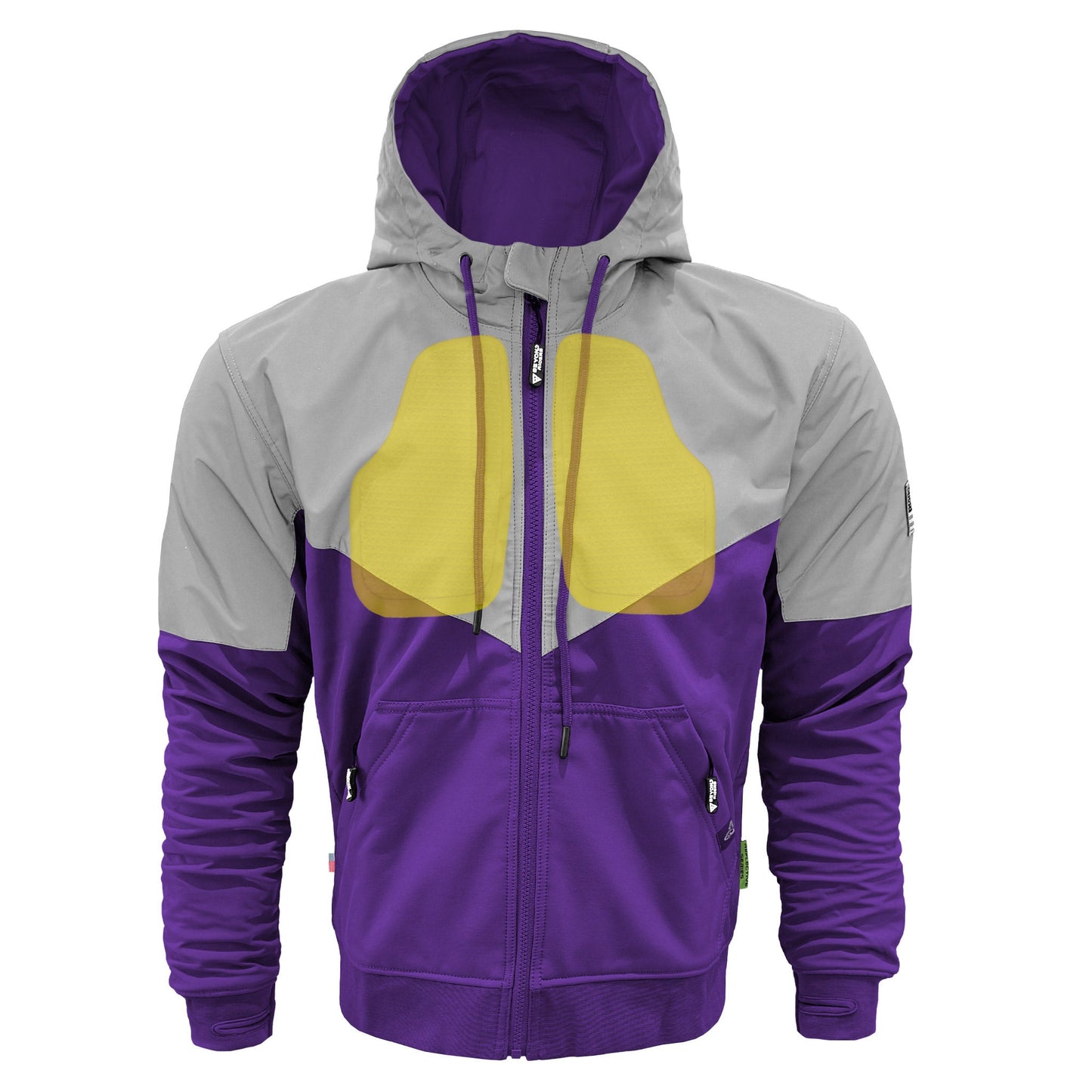 SoftShell Reflective Purple Eclipse Hoodie