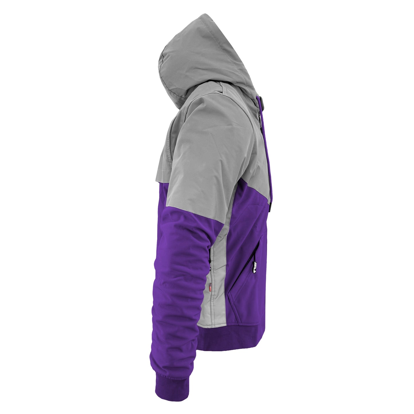 SoftShell Reflective Purple Eclipse Hoodie