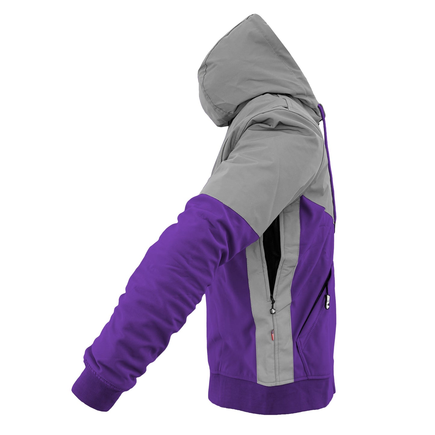 SoftShell Reflective Purple Eclipse Hoodie
