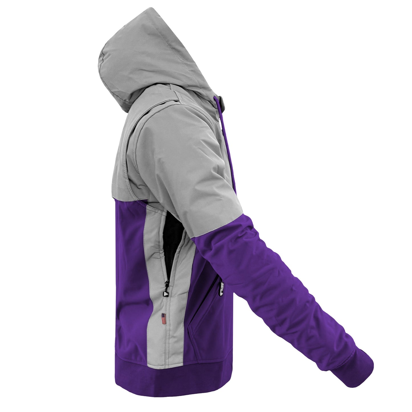 SoftShell Reflective Purple Eclipse Hoodie