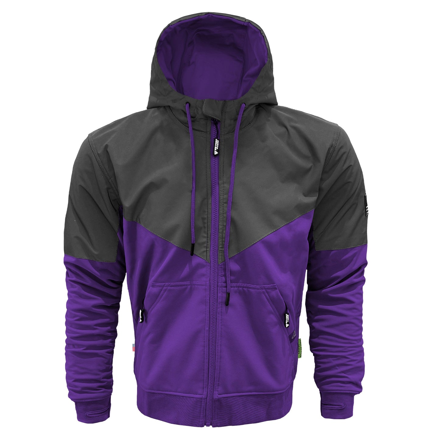 SoftShell Reflective Purple Nebula Hoodie