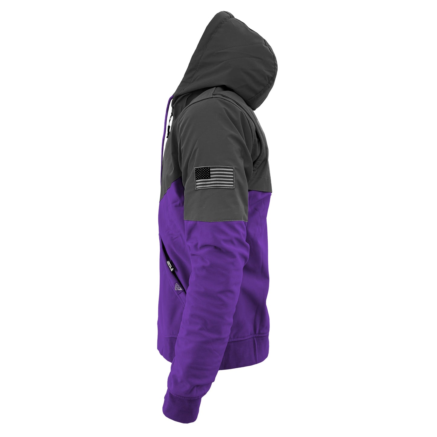 SoftShell Reflective Purple Nebula Hoodie