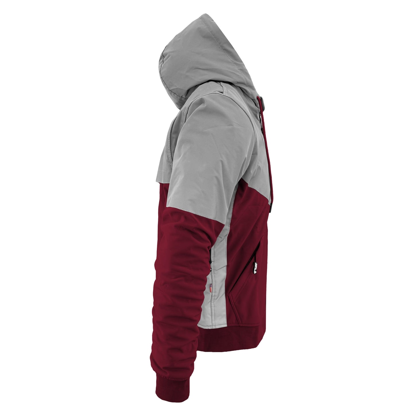 SoftShell Reflective Red Maroon Eclipse Hoodie