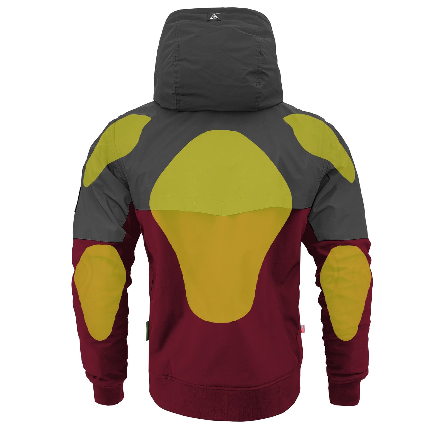 SoftShell Reflective Red Maroon Nebula Hoodie