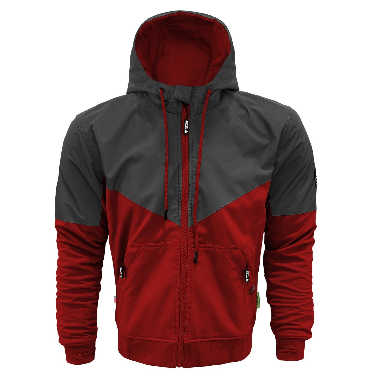 SoftShell Reflective Red Nebula Hoodie