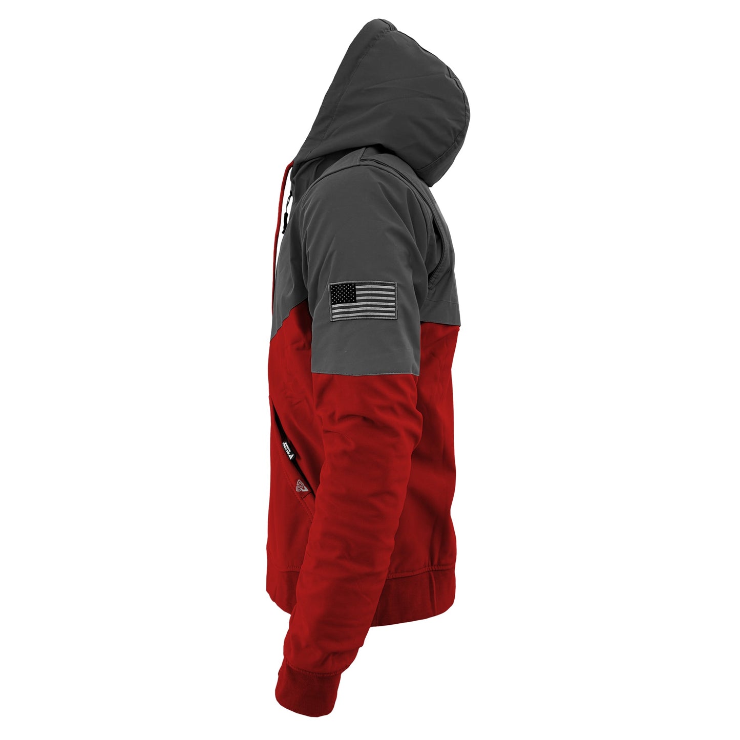 SoftShell Reflective Red Nebula Hoodie