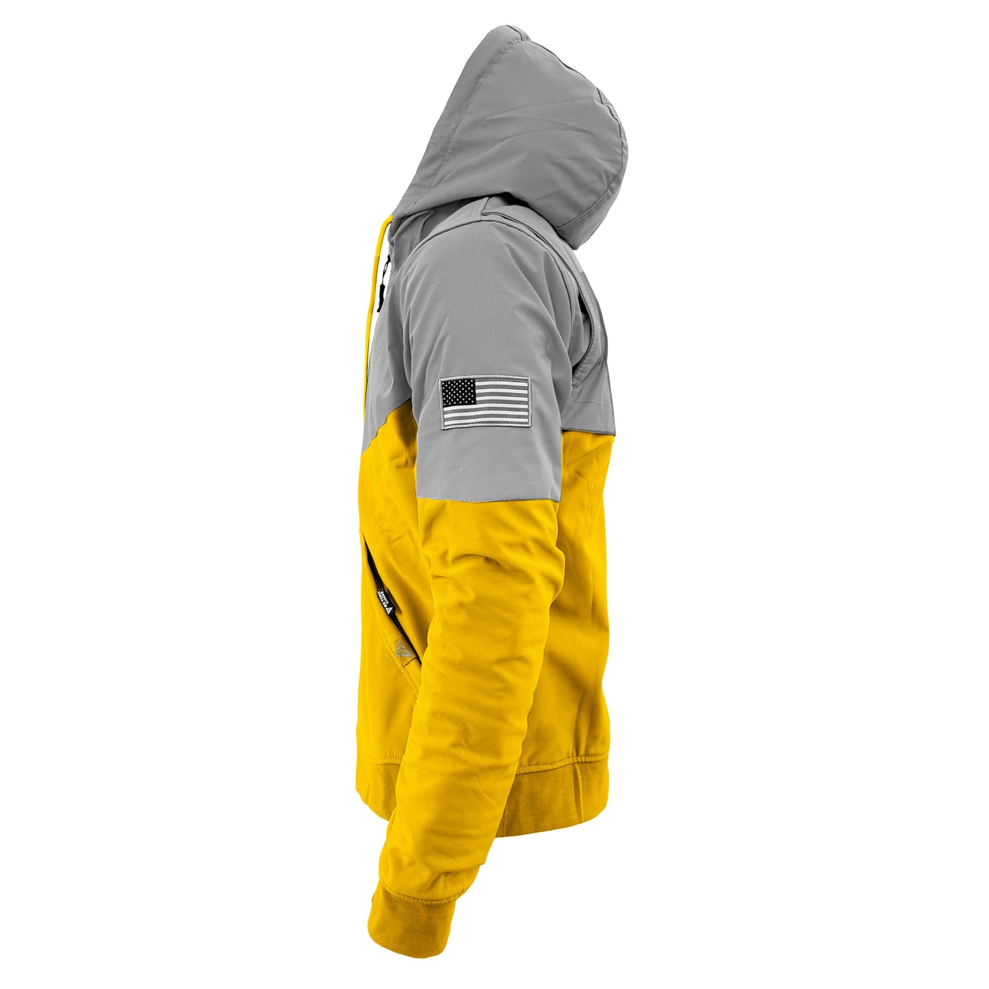 SoftShell Reflective Yellow Eclipse Hoodie