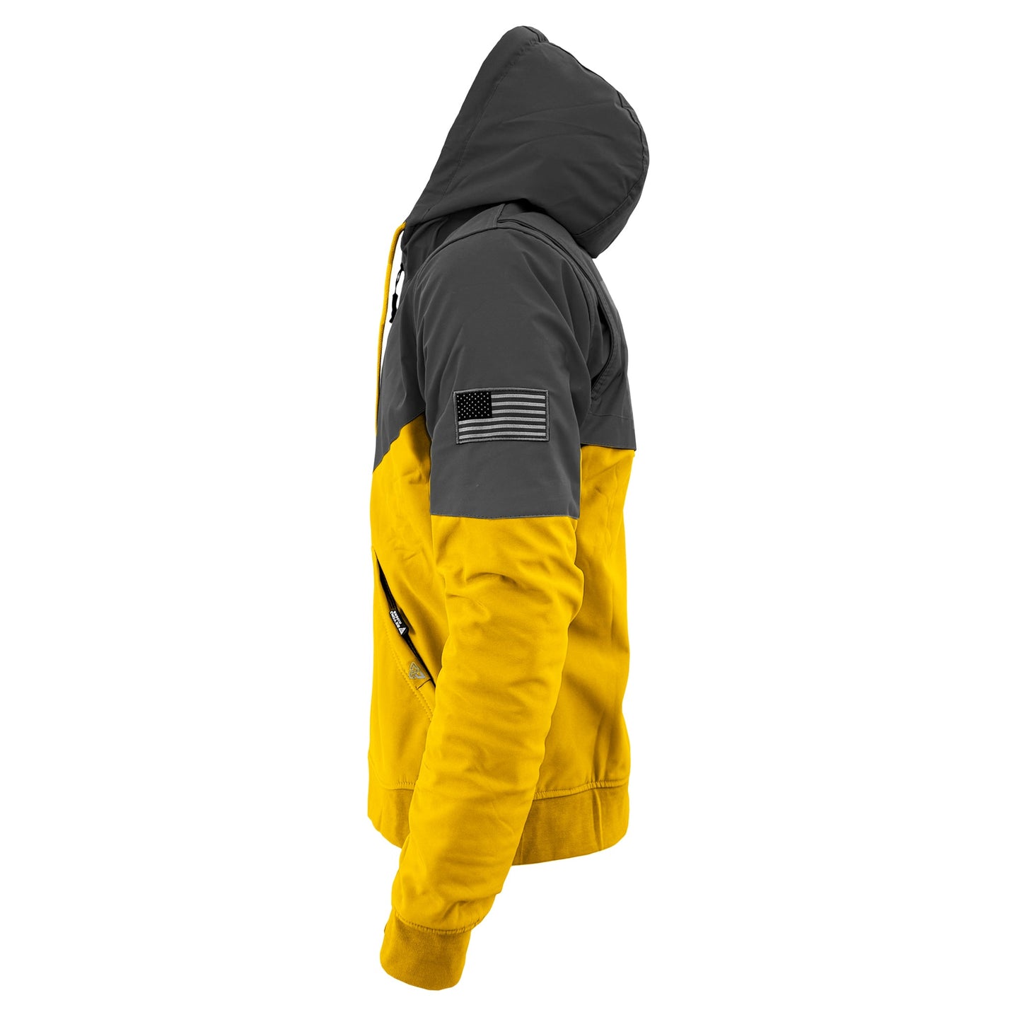 SoftShell Reflective Yellow Nebula Hoodie