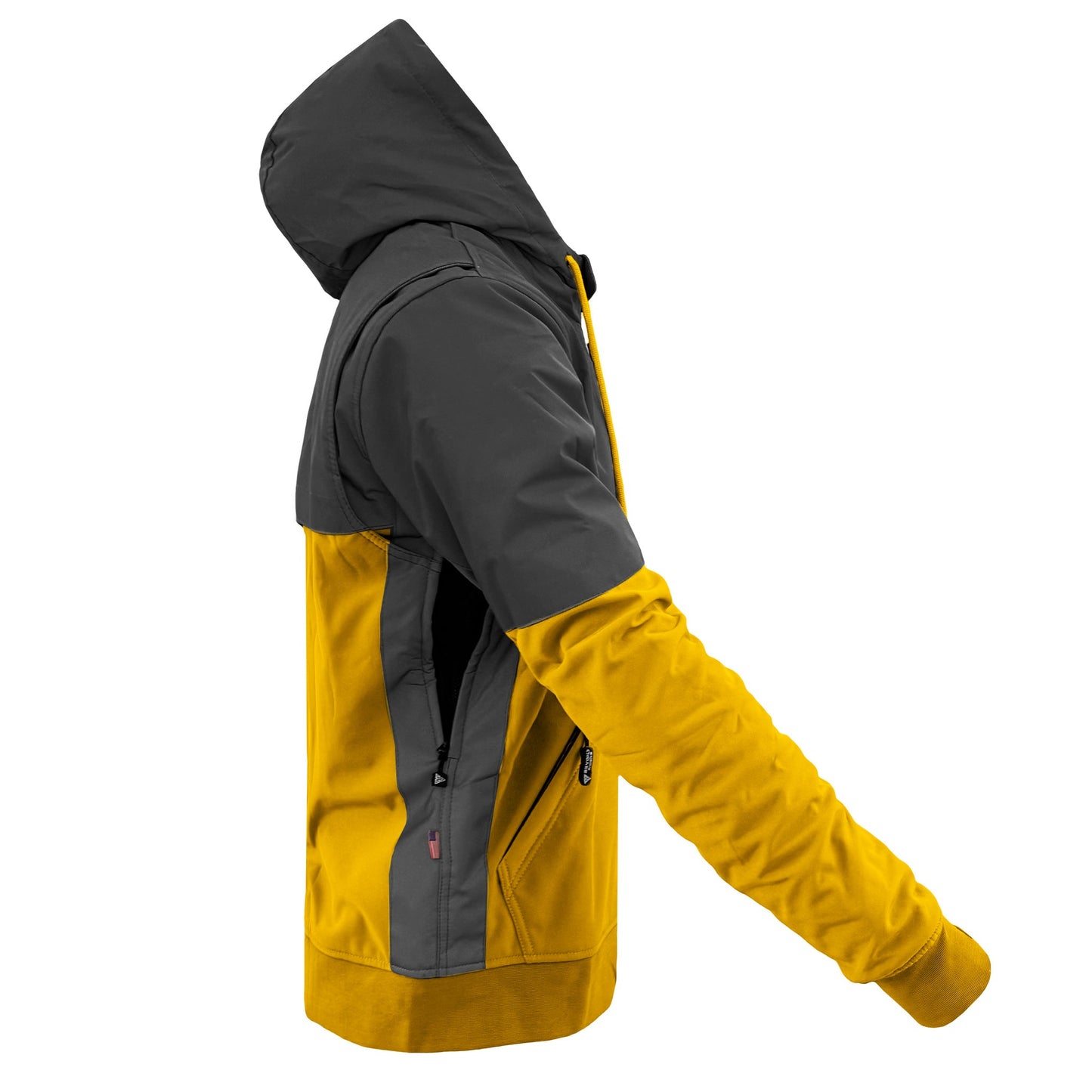 SoftShell Reflective Yellow Nebula Hoodie